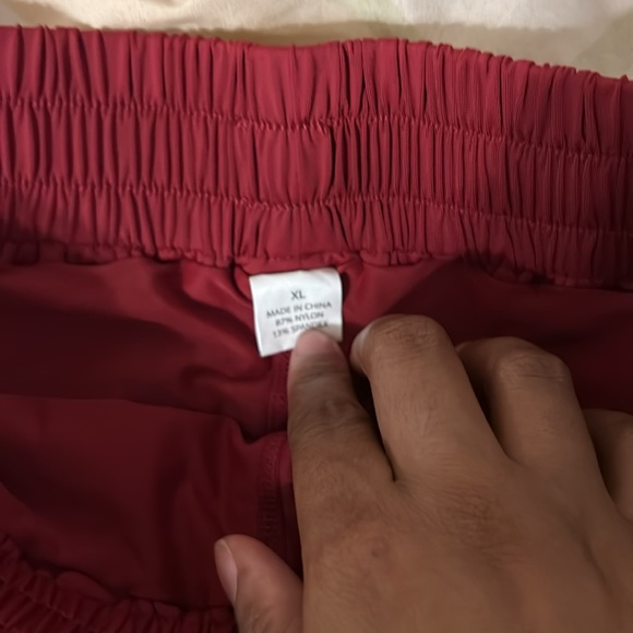 Flowy running shorts with built in spandex shorts - Picture 2 of 2